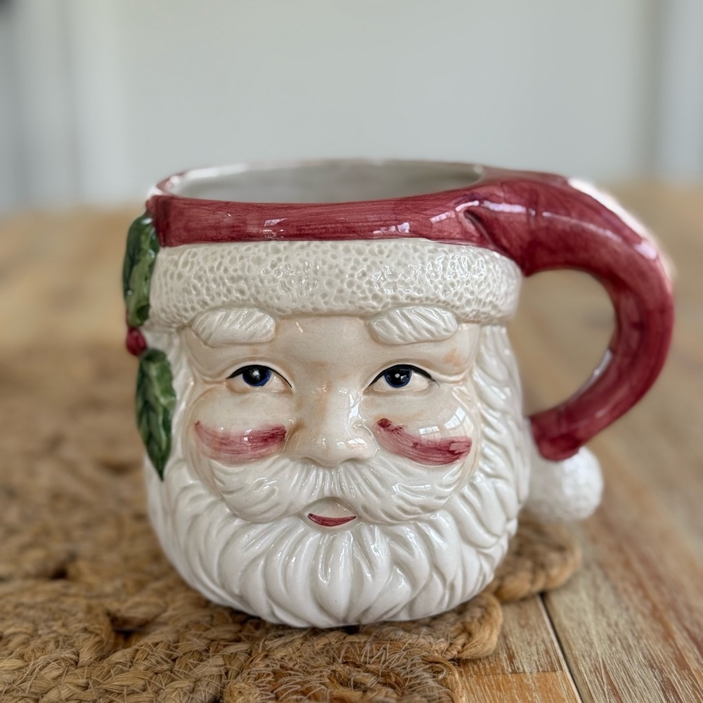 Santa Face Ceramic Mug